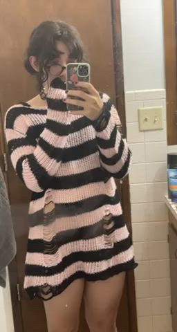Do you like my new sweater? 🥺 Add my Snapchat: Hung_Trans