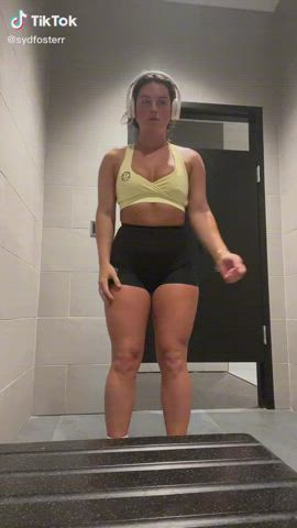 Thick Thighs White Girl Workout Worship clip