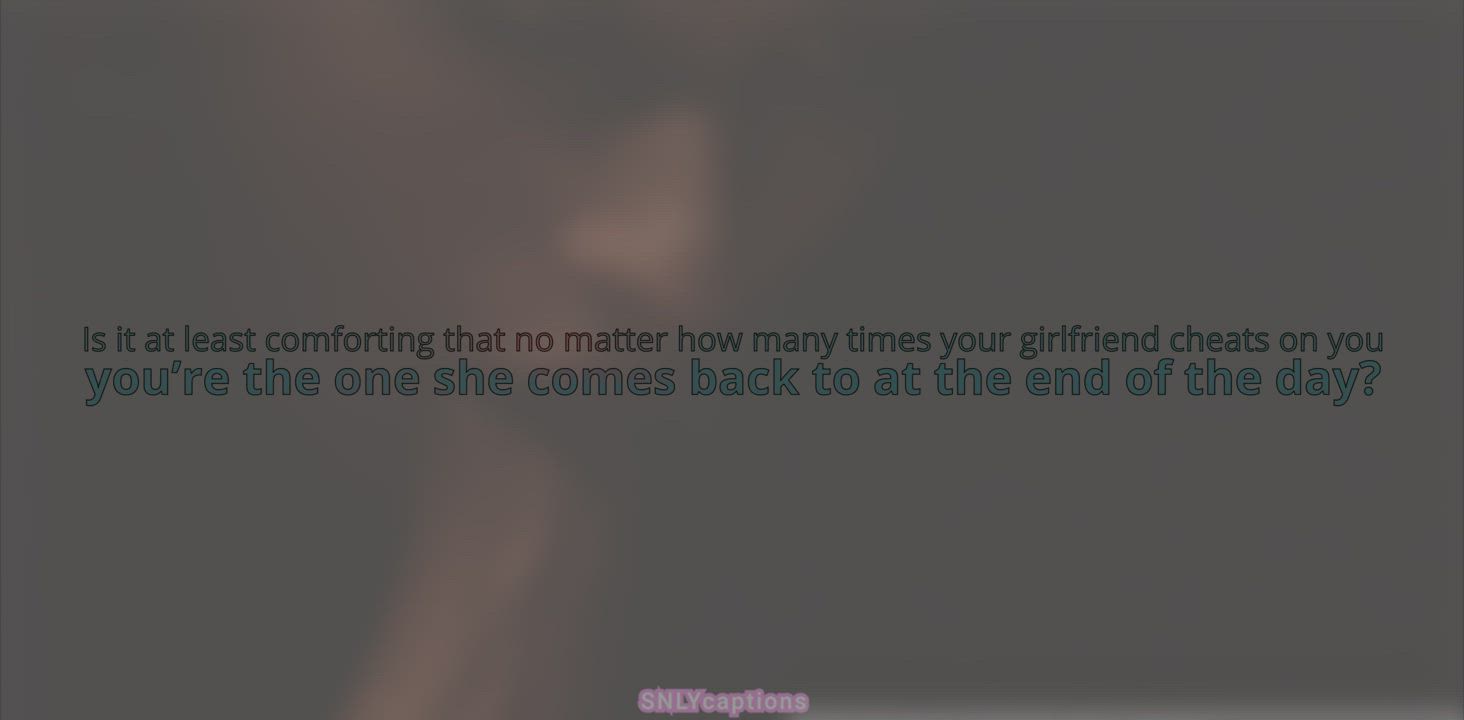 Caption Cheating Cuckold Girlfriend Hotwife PMV Sharing clip