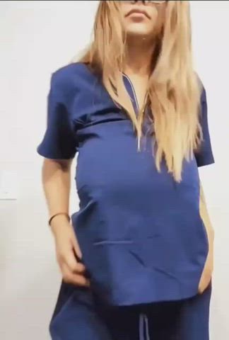big tits busty nurse clip