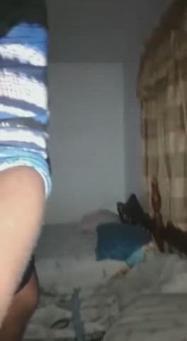 amateur ass bottomless ebony shaking twerking clip