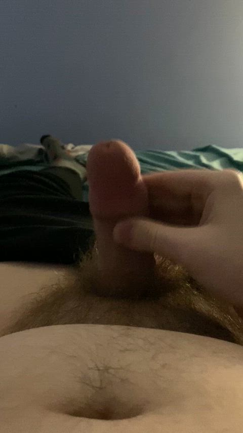 Jerking my little cock