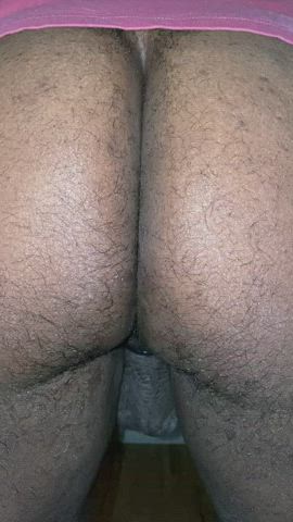 big ass butt plug hairy ass male masturbation clip