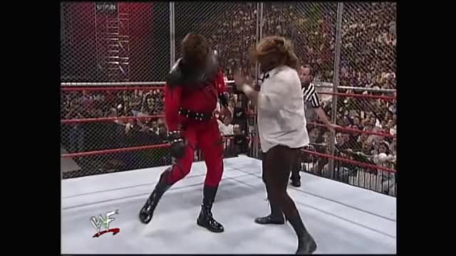 Raw Kane vs  Mankind   Hell in a Cell