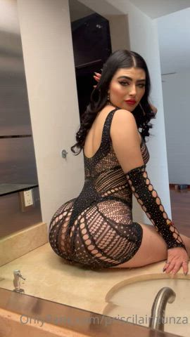 big ass brunette lingerie sensual clip