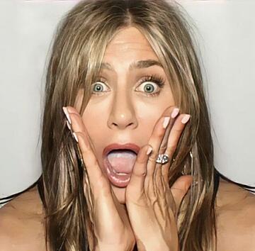 Make cum spurt in Jennifer Aniston’s mouth! My dream girl by making me her pervert.