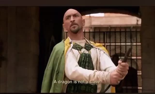 “A dragon is not a slave” - Daenerys Stormborn