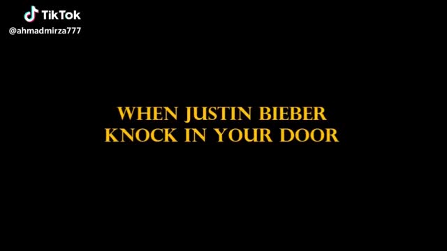 when Justin Bieber knok in your door #justinbieburfen #justinbieber #love #hug #kiss@therealjustinbiber