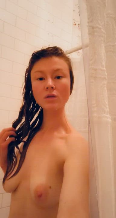Would you take me against the shower wall? [OC]