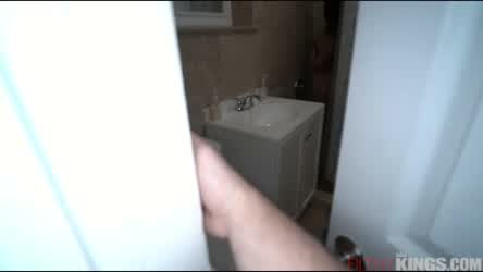 Bathroom Blowjob Creampie Family POV Step-Brother Step-Sister clip