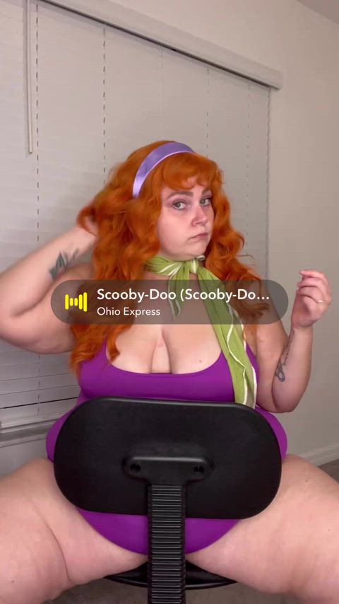 bbw big ass boobs chubby cosplay costume milf redhead ssbbw squirt clip
