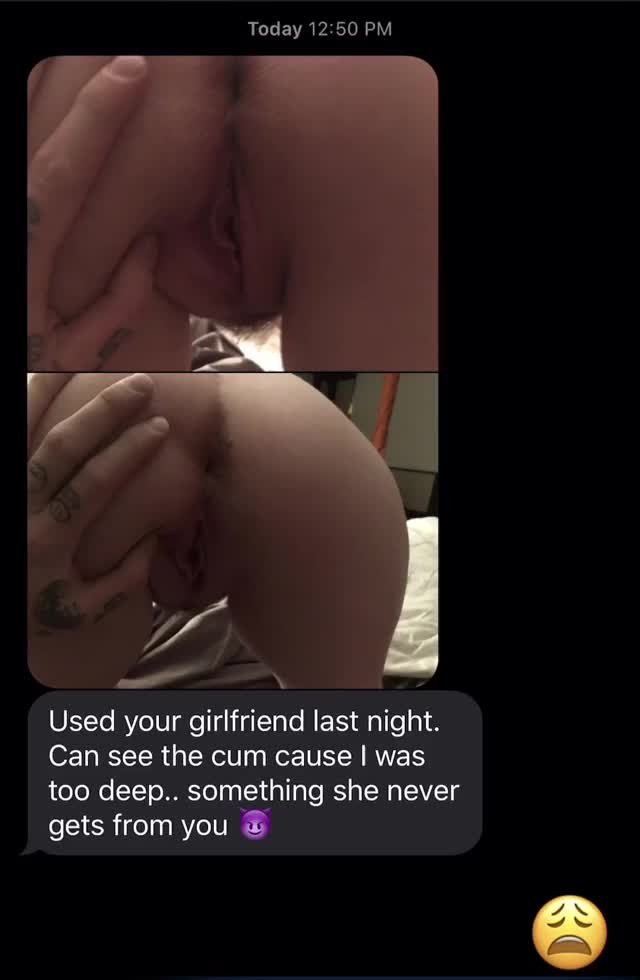 He fucked her again last night and then texted me today to rub my face in it