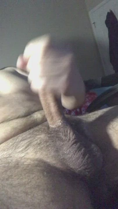 Stroking for hours made me cum so much😭🍆💦