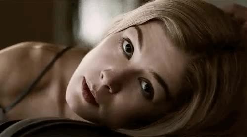 Rosamund Pike about to give you what you asked for...