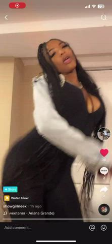 ass cute ebony tiktok clip