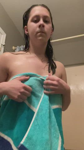 [OC] Titty drop after taking a shower