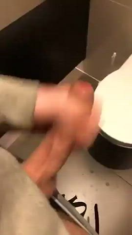 Cum spray in the toilets