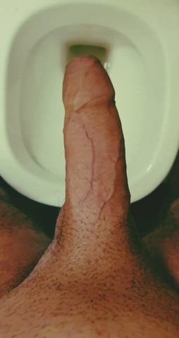 bbc bathroom big dick bull jerk off male masturbation masturbating natural solo clip