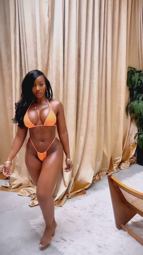 babe big tits bikini ebony modernsexyfitness solo clip