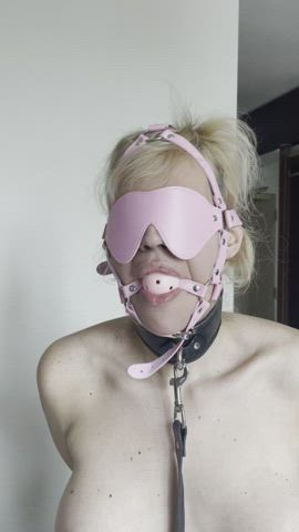 big tits blindfolded bondage chastity sissy slut clip