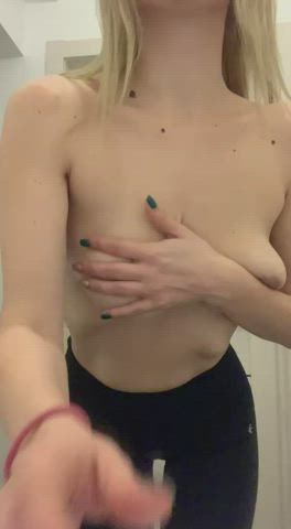 I love showing my boobs, it makes me horny