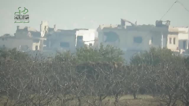 Ahrar al-Sham TOW missile destroys a SAA T-72