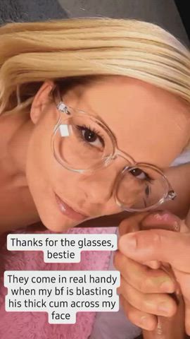 Your crush loves glasses as a fashion acessory so you bought her a pair as a gift..