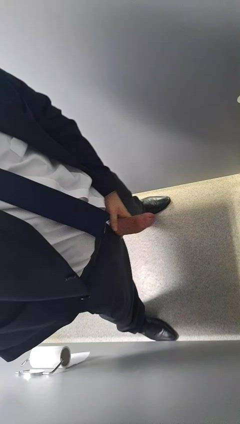 big dick coworker uniform work clip