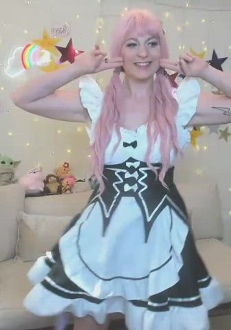 Anime Dancing Skirt Smile clip