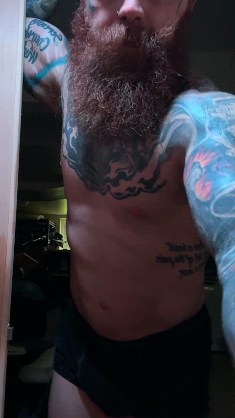 abs muscles solo tattoo tattooed flexing clip