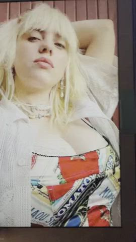 Blonde Celebrity Cum Cumshot Tribbing Tribute clip