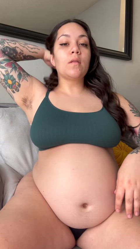 Is a hairy, pregnant Latina cute to you?