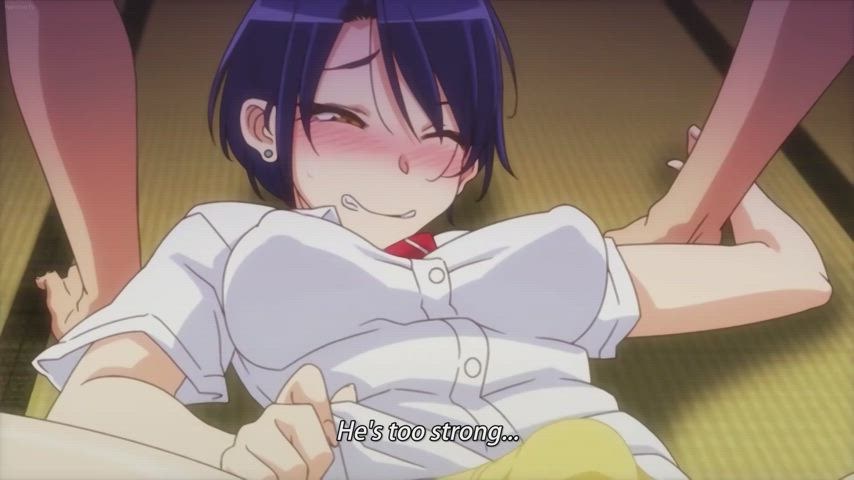 anime big tits groping hentai rubbing schoolgirl teen virgin virginity clip