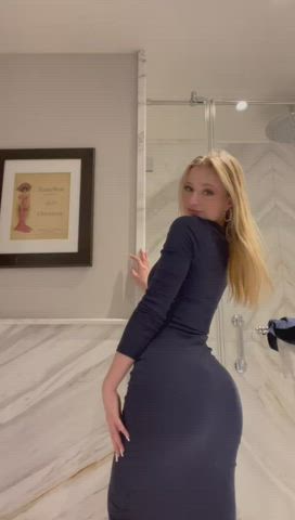 What do you think if I remove my dress while shaking this booty.