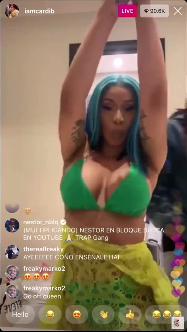 Cardi is a real slut but that's why we like her