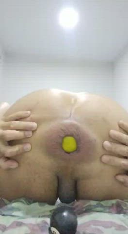 Anal Ass Spread Asshole Gape Object Insertion Prostate Massage clip