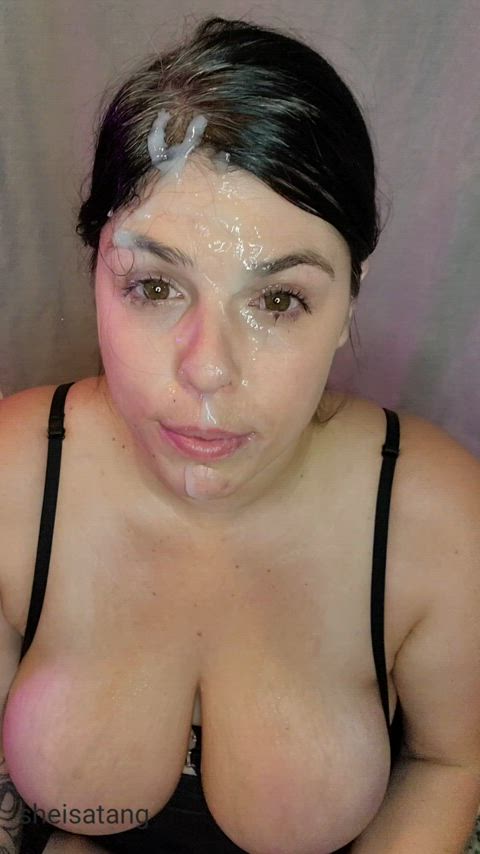 Cum on my face makes me feel so HOT