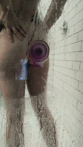 Ass Dildo Shower clip