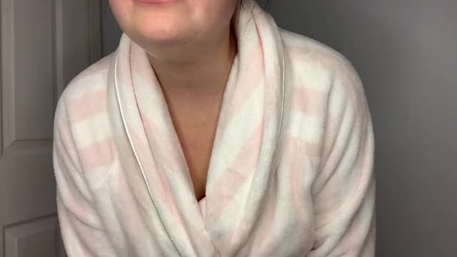 I hope this titty reveal makes you want to rip my robe off and give me all of you.