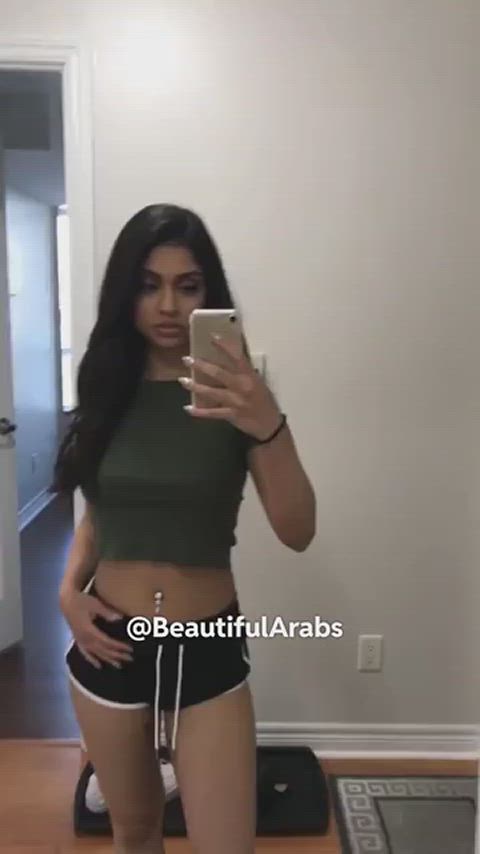 arab mirror nude selfie clip