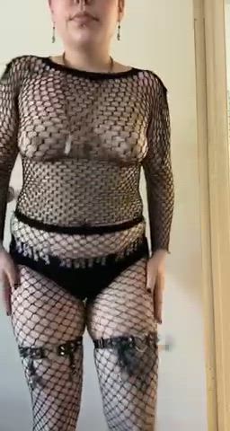 would you fuck me in these fishnets?