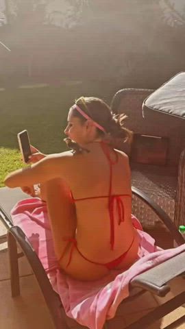 babe bikini booty clip