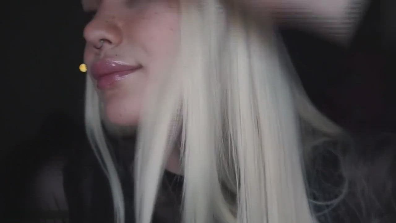 Blonde Russian Tongue Fetish Trans Transgender clip
