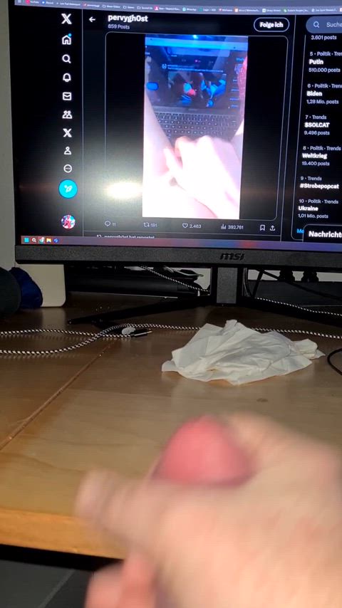 cum cumshot masturbating small cock small dick solo clip