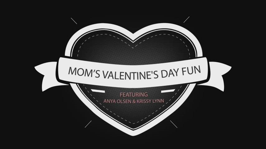 Krissy Lynn and Anya Olsen stepmom Valentine’s Day threesome