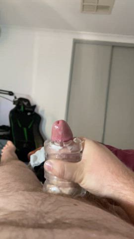cum cumshot homemade masturbating sex toy toy clip