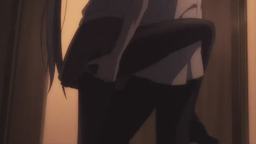 animation anime brother cunnilingus hentai kissing pantyhose sister clip