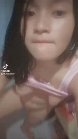 indonesian small tits tiktok clip