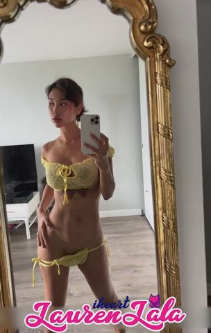 Asian Fake Boobs Fake Tits Hawaiian MILF Mirror Nipple Play Selfie Striptease Tease