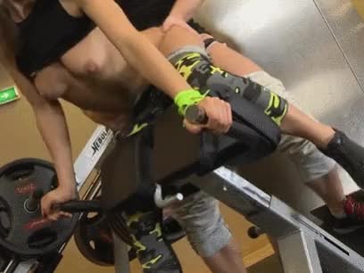 Gym Inversion Table Doggy Sex
